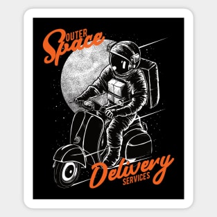 Outer Space Delivery Sticker